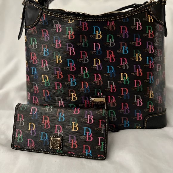Dooney & Bourke multicolor, hobo shoulder bag - Picture 1 of 6